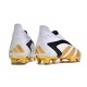 Scarpe adidas Predator Accuracy+ FG Bianco Oro Nero