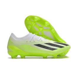 Scarpe Adidas X Crazyfast Messi.1 FG Bianco Nero Core Limone Lucido