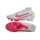 Nike Zoom Mercurial Superfly 9 Elite Fg Bianco Rosa