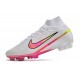 Nike Zoom Mercurial Superfly 9 Elite Fg Bianco Rosa