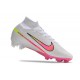 Nike Zoom Mercurial Superfly 9 Elite Fg Bianco Rosa