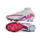 Nike Zoom Mercurial Superfly 9 Elite Fg Bianco Rosa Blu