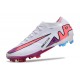 Nike Zoom Mercurial Vapor XV Elite FG Bianco Rosa Blu