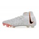 Scarpe Nike Phantom Luna Elite NU FG Bianco Nero Arancione Total