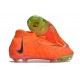 Scarpe Nike Phantom Luna Elite NU FG Ghiaccio Guava Nero Arancione Total