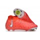 Scarpe Nike Phantom Luna Elite NU FG Cremisi Vivace Bianco