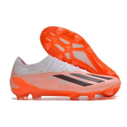 Scarpe Adidas X Crazyfast Messi.1 FG Bianco Arancione Nero