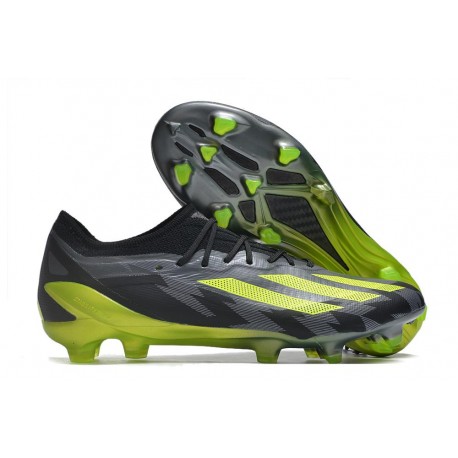 Scarpe Adidas X Crazyfast Messi.1 FG Nero Core Team Giallo Solare 2 Grigio 5