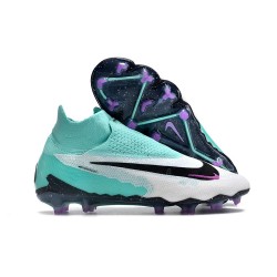 Nike Phantom GX Elite Dynamic Fit FG Turchese Hyper Nero Fucsia Dream Bianco