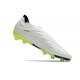 Scarpe adidas Copa Pure+ FG Bianco Nero Core Limone Lucido