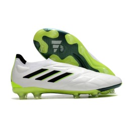 Scarpe adidas Copa Pure+ FG Bianco Nero Core Limone Lucido