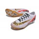 Nike Air Zoom Mercurial Vapor 15 Elite FG Bianco Rosso Oro