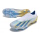 Adidas X Crazyfast.1 Senza Lacci FG Bianco Blu Oro