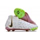 Scarpe Nike Phantom Luna Elite NU FG X WWC Bianco Nero Oro