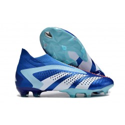 Scarpe adidas Predator Accuracy+ FG Blu Bianco