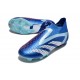 Scarpe adidas Predator Accuracy+ FG Blu Bianco