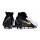 Nike Phantom Luna Elite II FG Nuovo Bianco Nero Oro Metallizzato