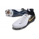 Nike Phantom Luna Elite II FG Nuovo Bianco Nero Oro Metallizzato