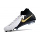 Nike Phantom Luna Elite II FG Nuovo Bianco Nero Oro Metallizzato