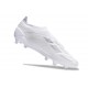 Scarpa adidas Predator Elite Senza Lacci FG Bianco Argento Met