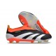 Scarpa adidas Predator Elite Senza Lacci FG Nero Core Bianco Rosso Solare