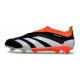 Scarpa adidas Predator Elite Senza Lacci FG Nero Core Bianco Rosso Solare