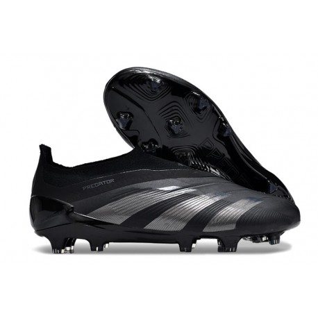 Scarpa adidas Predator Elite Senza Lacci FG Nero Core