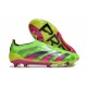 adidas Predator Elite Senza Lacci FG Team Verde Solare Team Shock Giallo Lucid Lemon