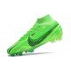 Nike Zoom Mercurial Superfly 9 Elite Fg MDS Verde Strike Nero Verde Stadium