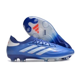 adidas Copa Pure 2 Elite + FG Blu Lucido Bianco Rosso Solare