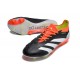 adidas Predator 24 Elite FG Nero Core Bianco Rosso Solare