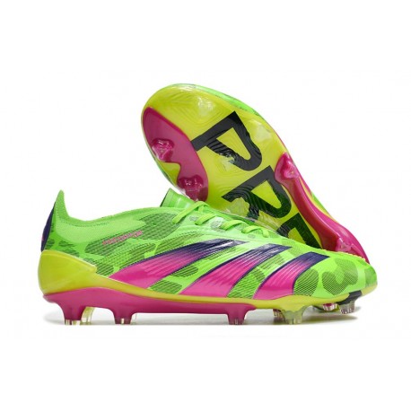 adidas Predator 24 Elite FG Team Verde Solare Shock Giallo Lucid Lemon