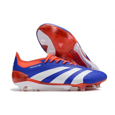 adidas Predator 24 Elite FG Blu Rosso Bianco