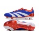 adidas Predator 24 Elite FG Blu Rosso Bianco