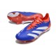 adidas Predator 24 Elite FG Blu Rosso Bianco