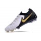 Nike Phantom Luna Elite 2 L FG Bianco Nero Oro Metallizzato