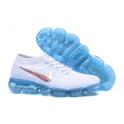 Nike 2018 Air Vapormax Flyknit Scarpe Bianco Blu