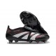 Adidas Predator Elite Fold-over Tongue FG Nero Grigio 4 Rosso Lucido