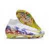 Nike Air Zoom Mercurial Superfly 10 Elite FG Bianco Giallo Viola Rosso