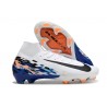 Nike Air Zoom Mercurial Superfly 10 Elite FG Bianco Blu Nero