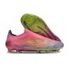 Scarpe adidas F50 Elite Laceless FG Rosa Giallo Viola