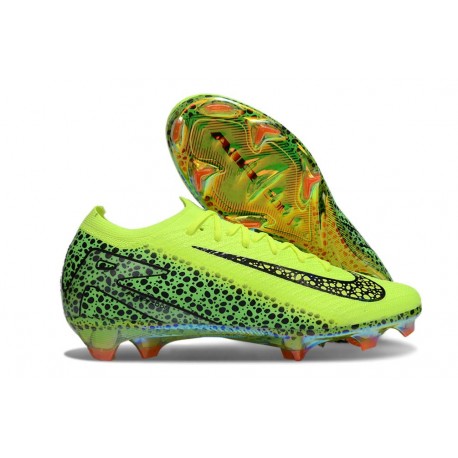Scarpe Nike Zoom Mercurial Vapor XVI Elite FG Verde Nero