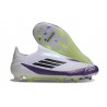Scarpe adidas F50 Elite Laceless FG X Messi Ftwr Bianco Nero Core Unity Viola