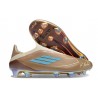 Scarpe adidas F50 Elite Laceless FG X Bad Bunny Cardboard Crema Bianco Bright Ciano