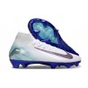 Nike Air Zoom Mercurial Superfly 10 Elite FG Bianco Blu Nero