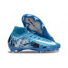 Nike Zoom Mercurial Superfly X Elite FG Blu Bianco