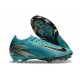 Scarpe Nike Zoom Mercurial Vapor XVI Elite FG Ciano Nero
