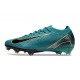Scarpe Nike Zoom Mercurial Vapor XVI Elite FG Ciano Nero