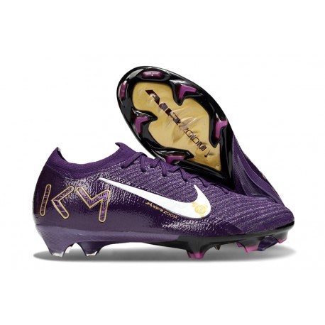 Scarpe Nike Zoom Mercurial Vapor XVI Elite FG MBAPPE Grand Viola Avorio Pallido