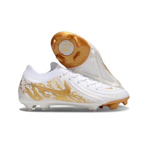 Nike Phantom Luna Elite 2 L FG Bianco Oro